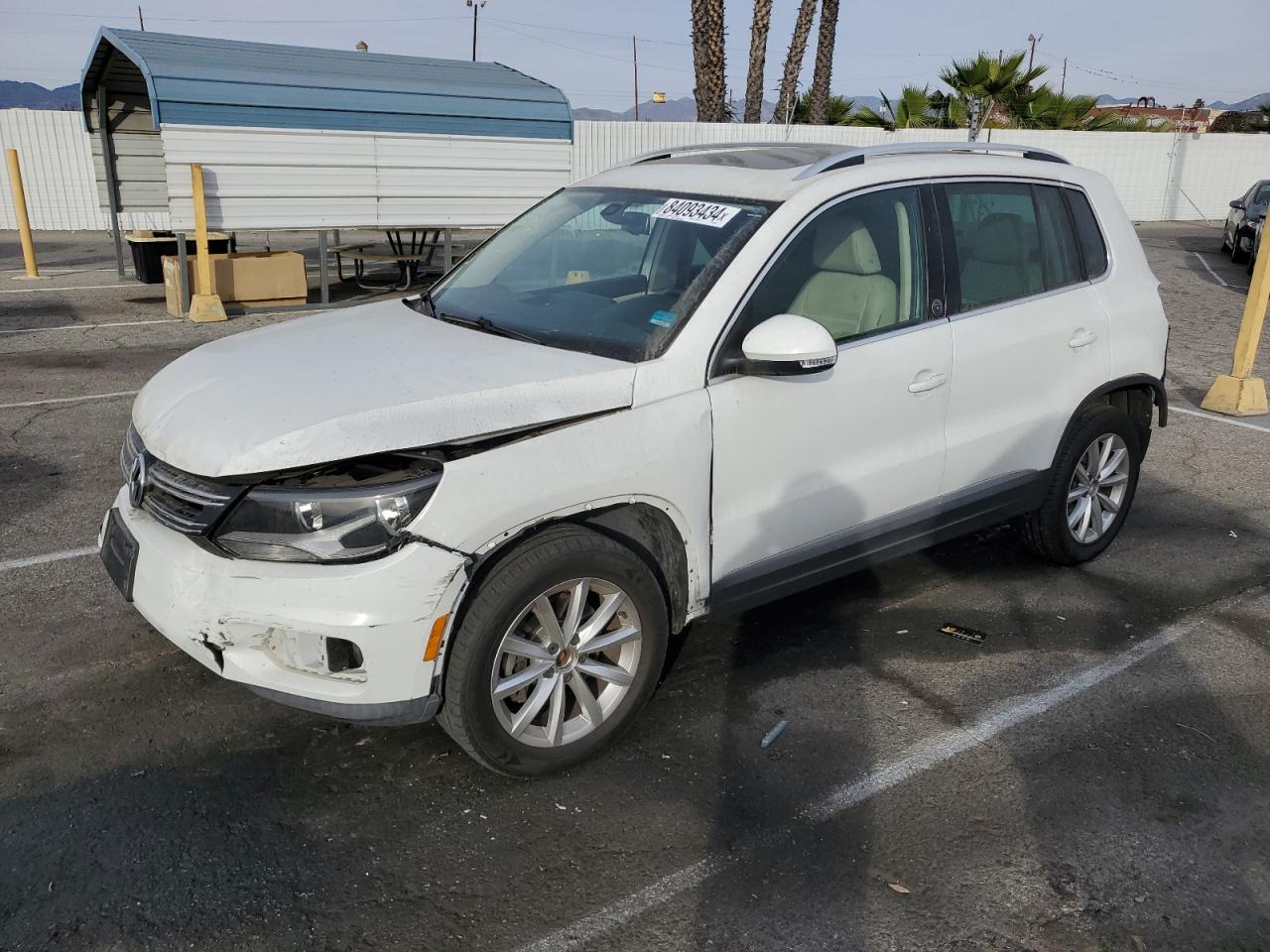 2017 Volkswagen Tiguan VIN WVGRV7AX3HW502762