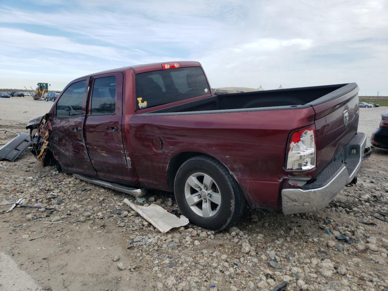 2018 RAM 1500 VIN 1C6RR6FG8JS336383 Copart auction photo, side damage thumbnail 2