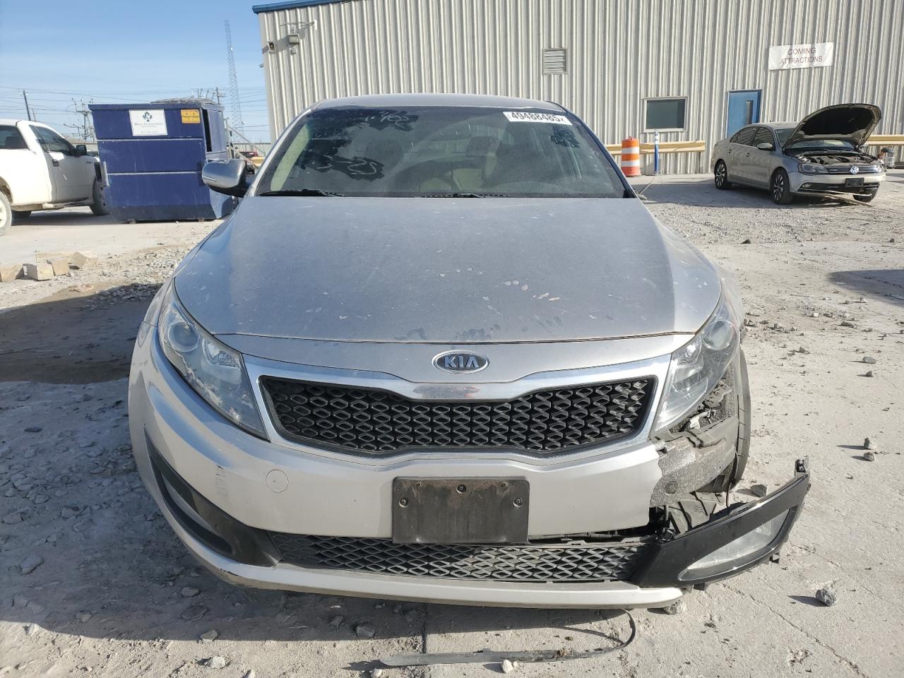 2012 KIA Optima VIN KNAGM4A7XC5280312 Copart auction photo, front end / side damage thumbnail 5