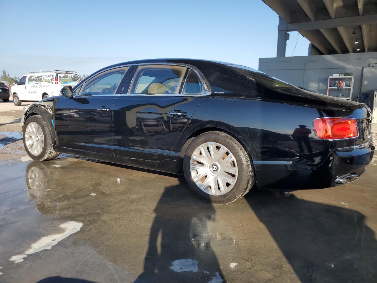 2014 Bentley Flying spur VIN SCBEC9ZA2EC090466 Copart auction photo, front end / minor dent/scratches damage thumbnail 2