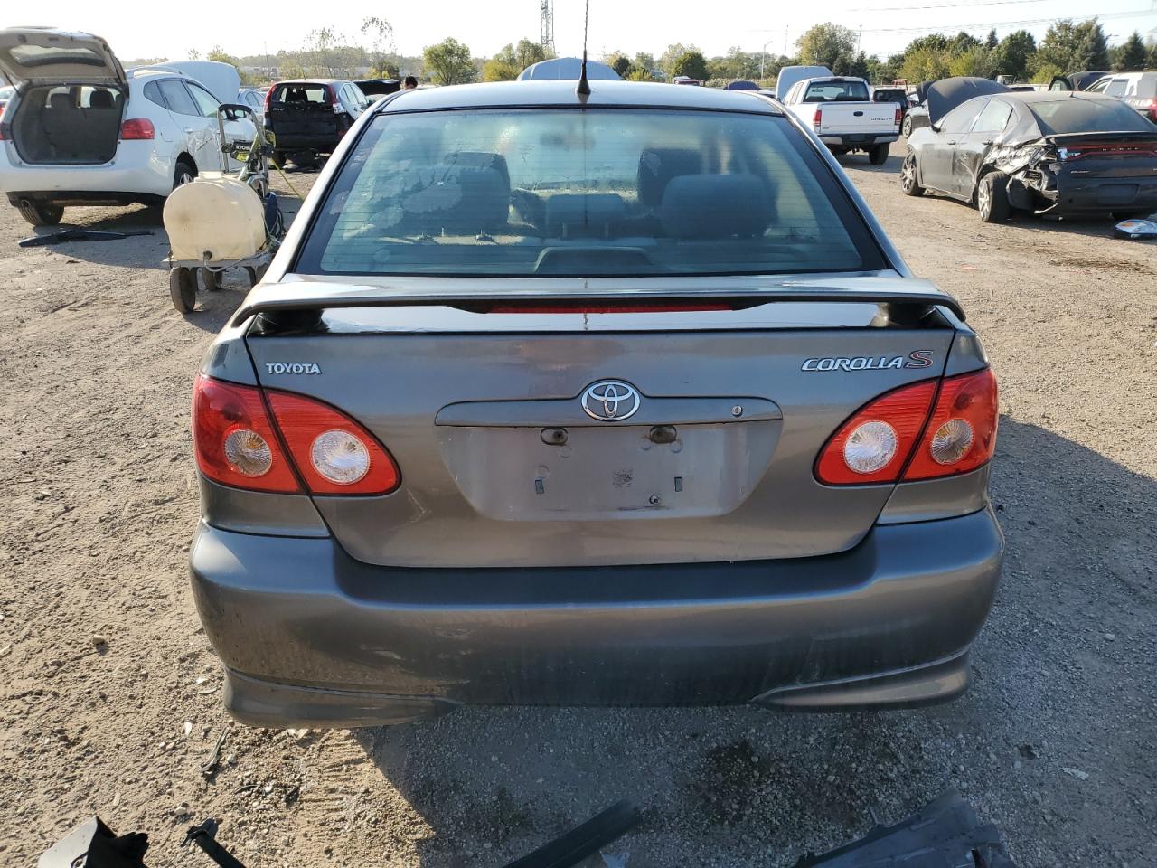 2008 Toyota Corolla VIN 1NXBR32EX8Z999607 Copart auction photo, front end damage thumbnail 6