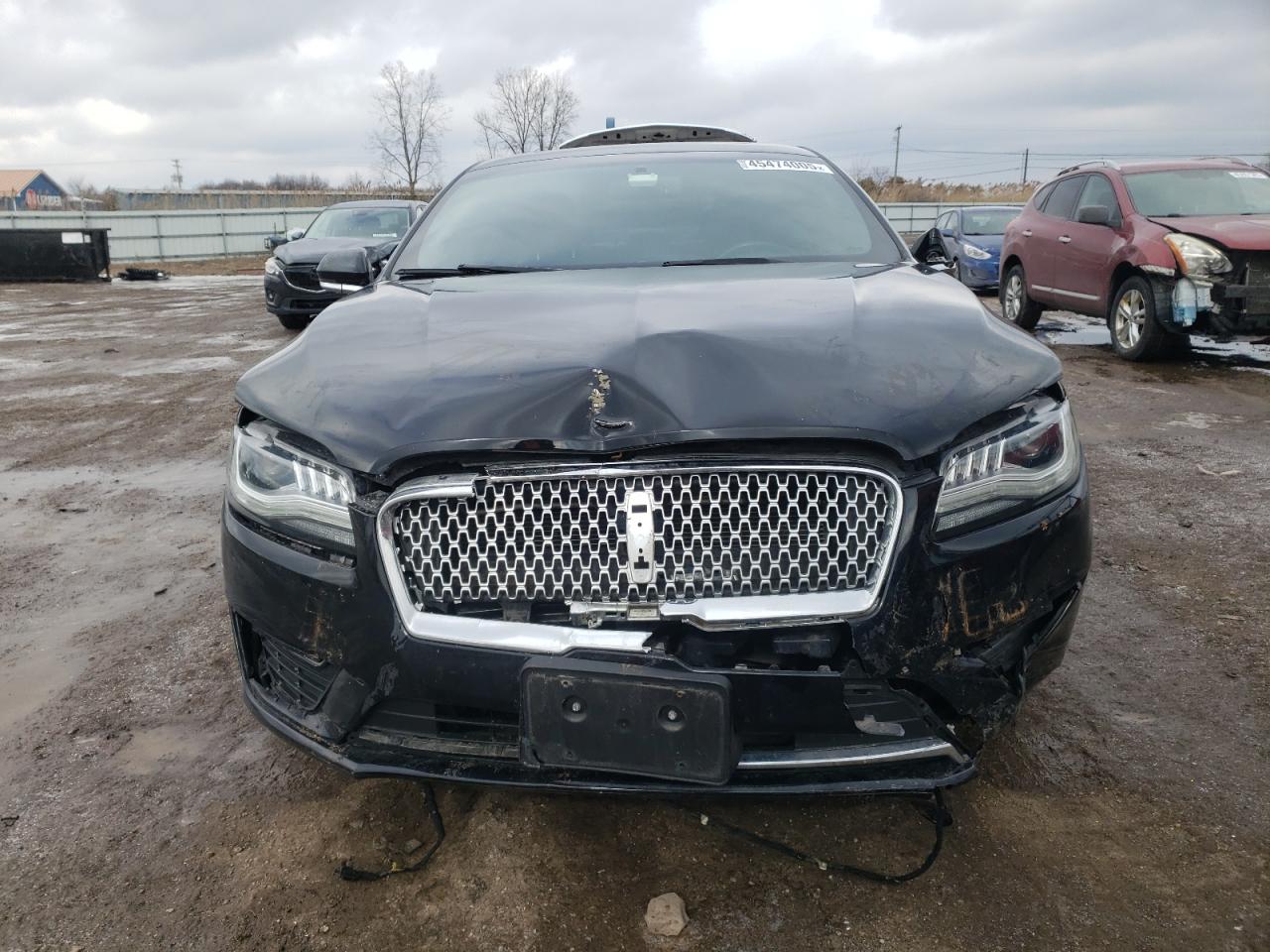 2017 Lincoln MKZ VIN 3LN6L5D95HR627324 Copart auction photo, front end / side damage thumbnail 5