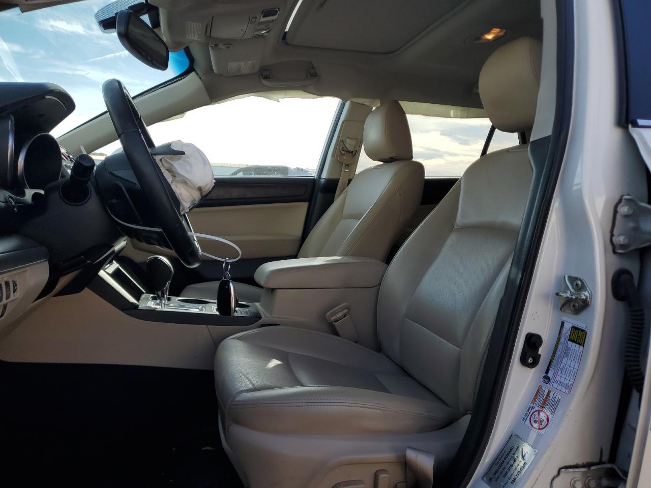 2015 Subaru Outback VIN 4S4BSENC9F3294424 Copart auction photo, front end / side damage thumbnail 7