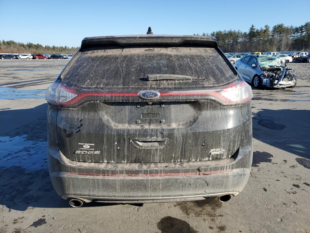 2015 Ford Edge VIN 2FMTK4J98FBC05001 Copart auction photo, front end / minor dent/scratches damage thumbnail 6