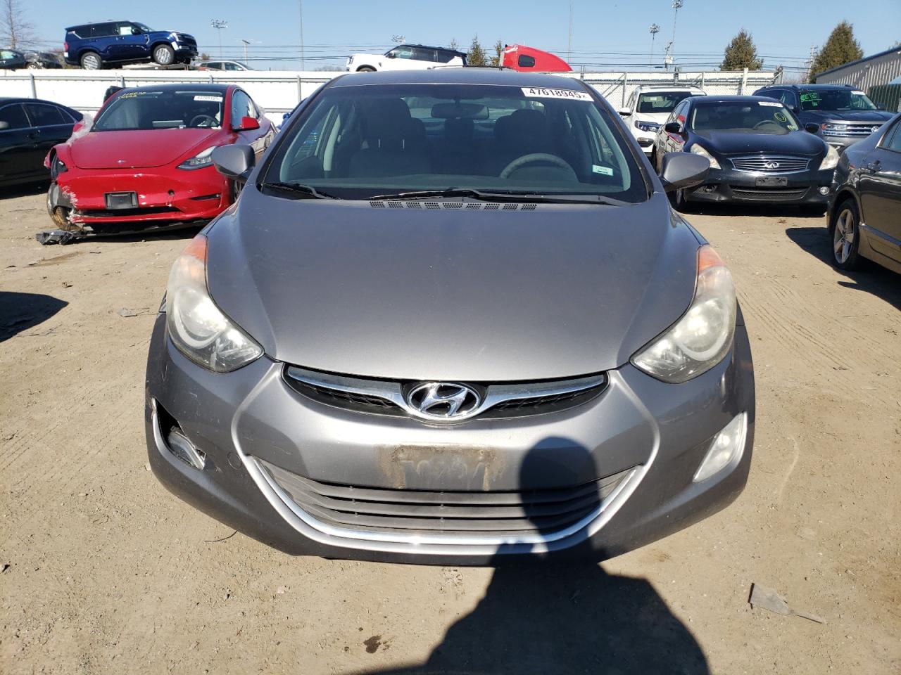 2013 Hyundai Elantra VIN 5NPDH4AE5DH453602 Copart auction photo, rear end / minor dent/scratches damage thumbnail 5