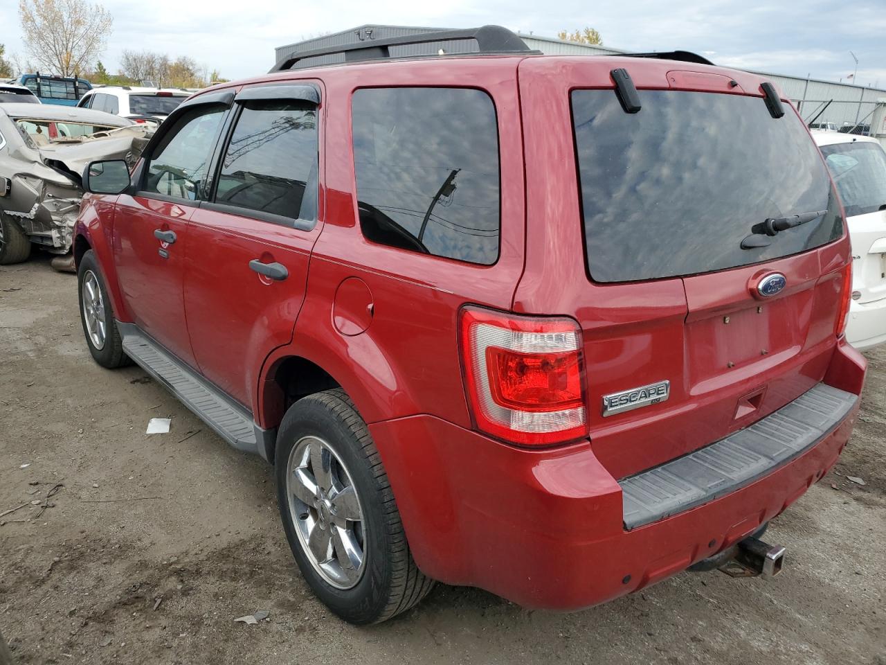2011 Ford Escape VIN 1FMCU0D79BKC02377 Copart auction photo, front end / top/roof damage thumbnail 2