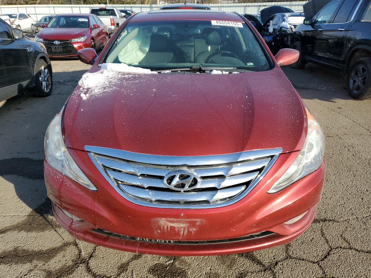 2013 Hyundai Sonata VIN 5NPEC4AC4DH571187 Copart auction photo, side / rear end damage thumbnail 5
