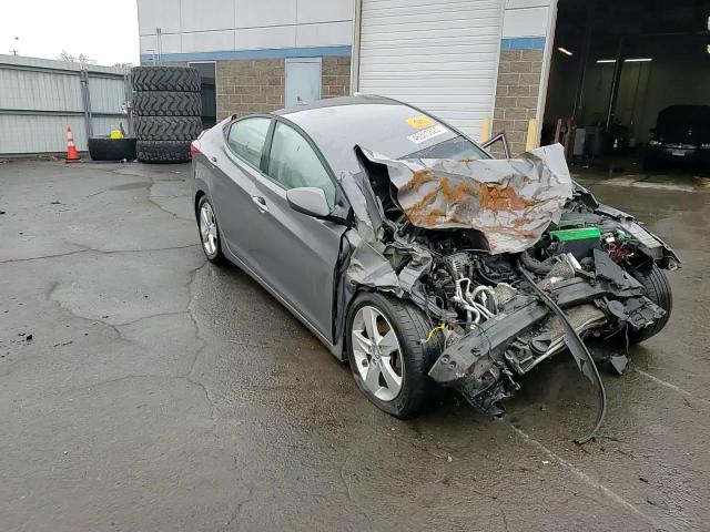 2013 Hyundai Elantra VIN 5NPDH4AE1DH377327 Copart auction photo, front end / top/roof damage thumbnail 13