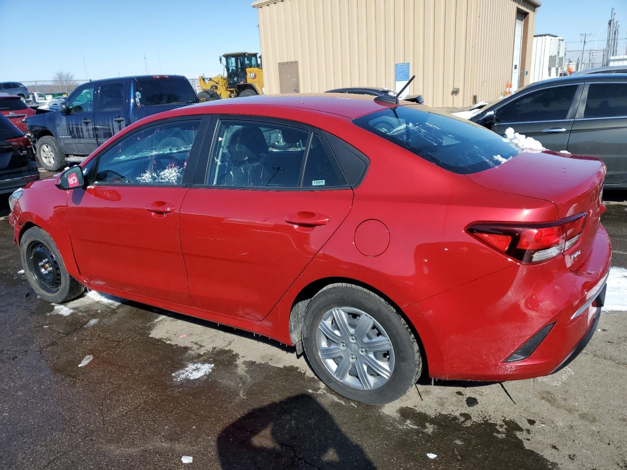 2022 KIA Rio VIN 3KPA24AD8NE433474 Copart auction photo, front end damage thumbnail 2