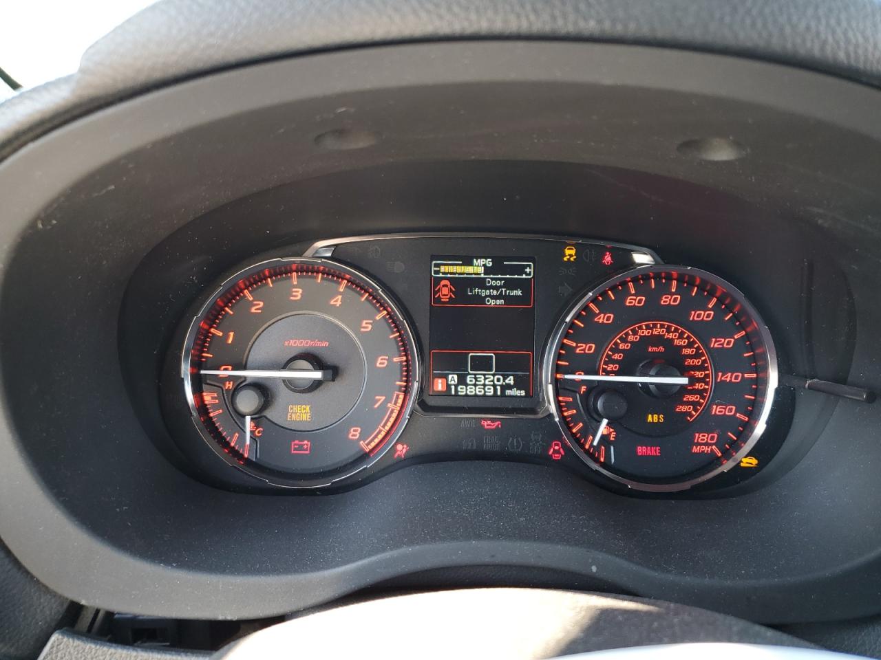 2015 Subaru WRX VIN JF1VA1F67F9812779 Copart auction photo, front end damage thumbnail 9