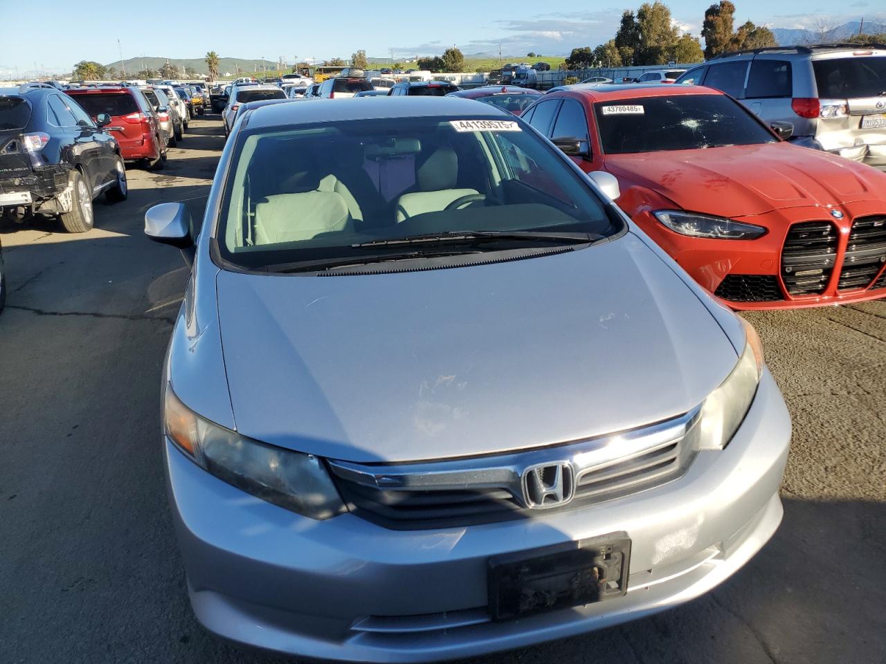 2012 Honda Civic VIN 19XFB2F58CE354895 Copart auction photo, side damage thumbnail 5