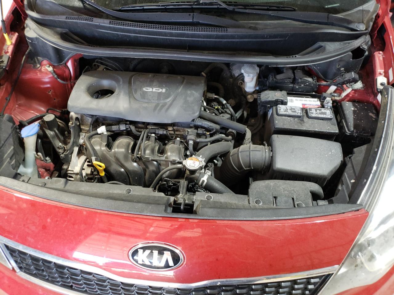 2016 KIA Rio VIN KNADN4A33G6663232 Copart auction photo, front end damage thumbnail 11