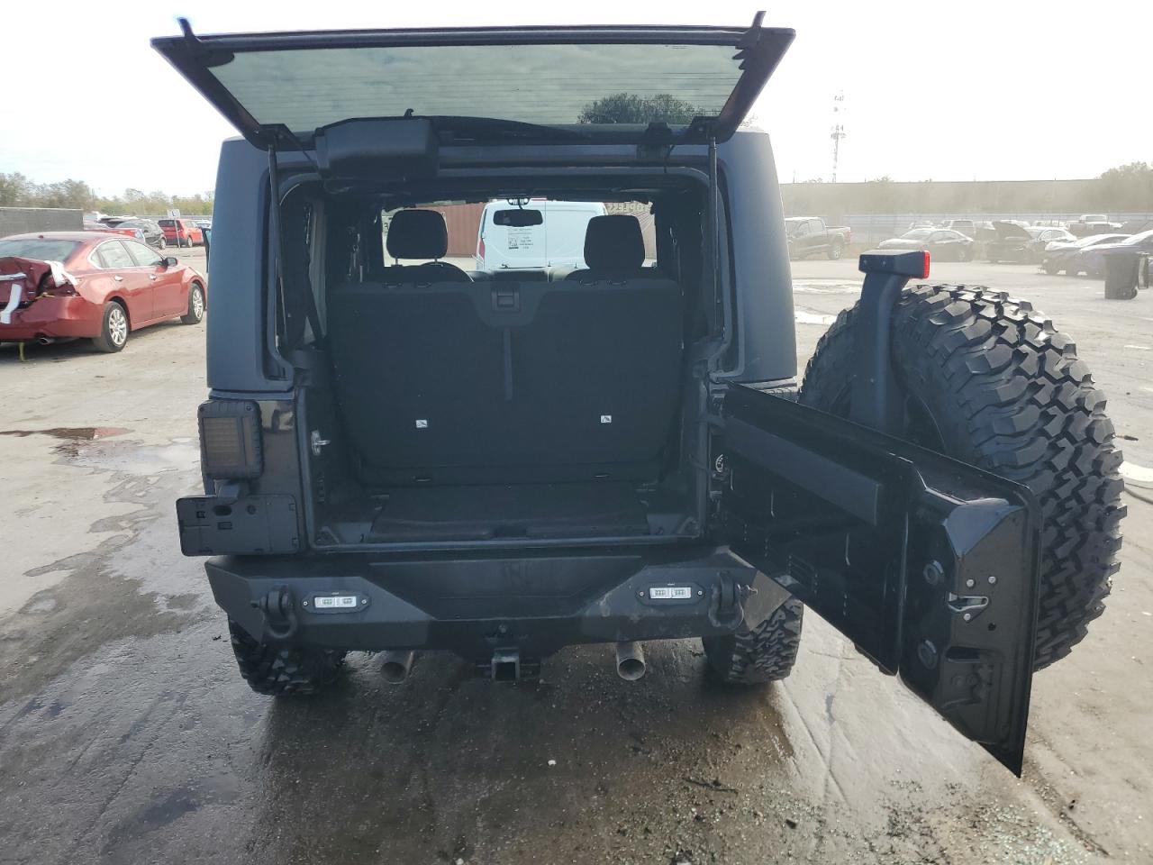 2017 Jeep Wrangler VIN 1C4AJWAG1HL624254 Copart auction photo, front end damage thumbnail 6