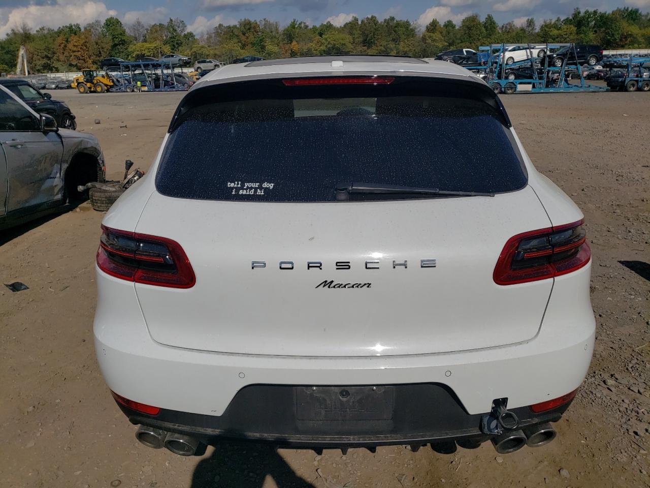 2018 Porsche Macan VIN WP1AA2A52JLB23000 Copart auction photo, front end damage thumbnail 6