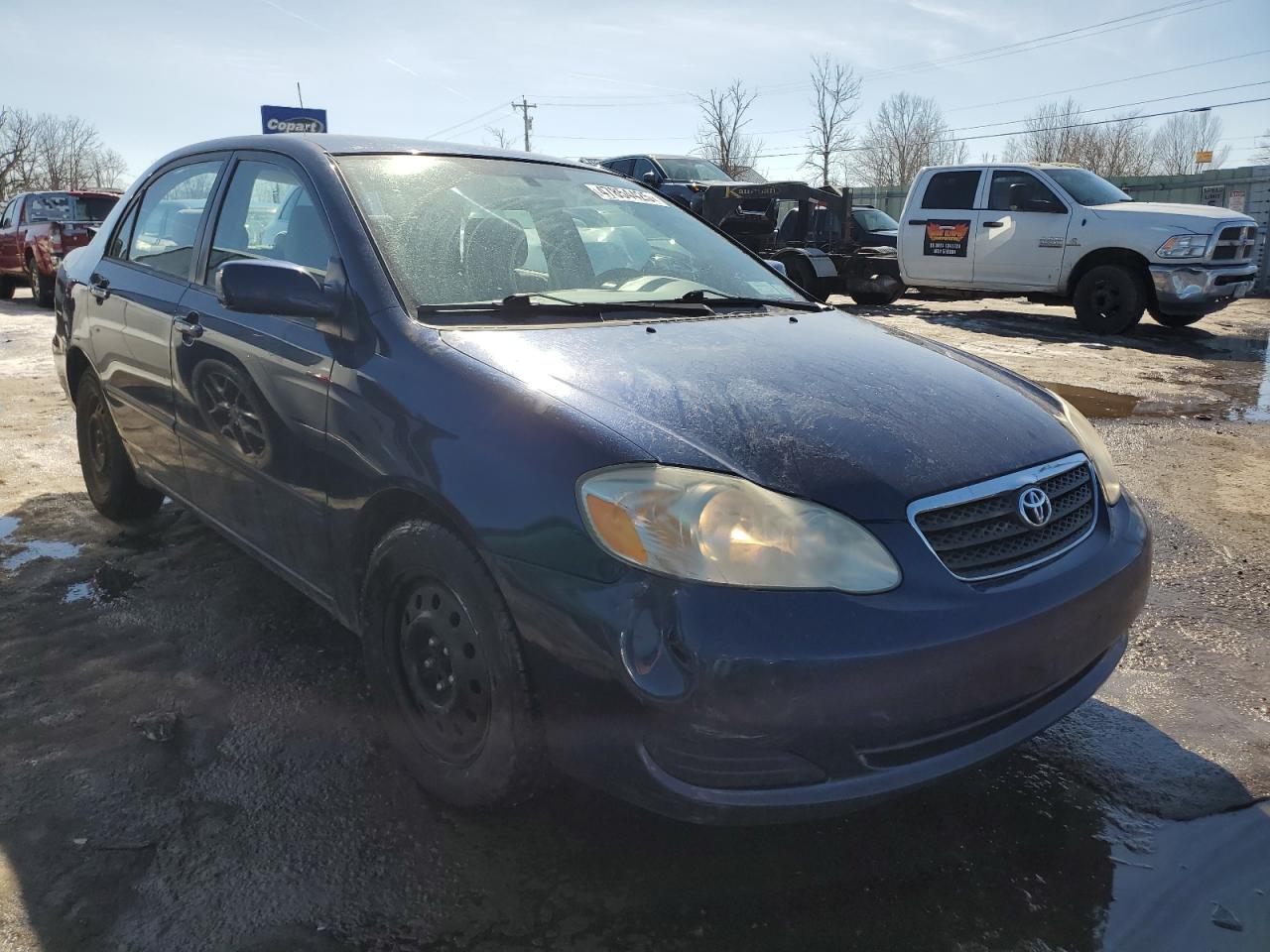 2007 Toyota Corolla VIN 2T1BR32E97C750165 Copart auction photo, top/roof / rear end damage thumbnail 4