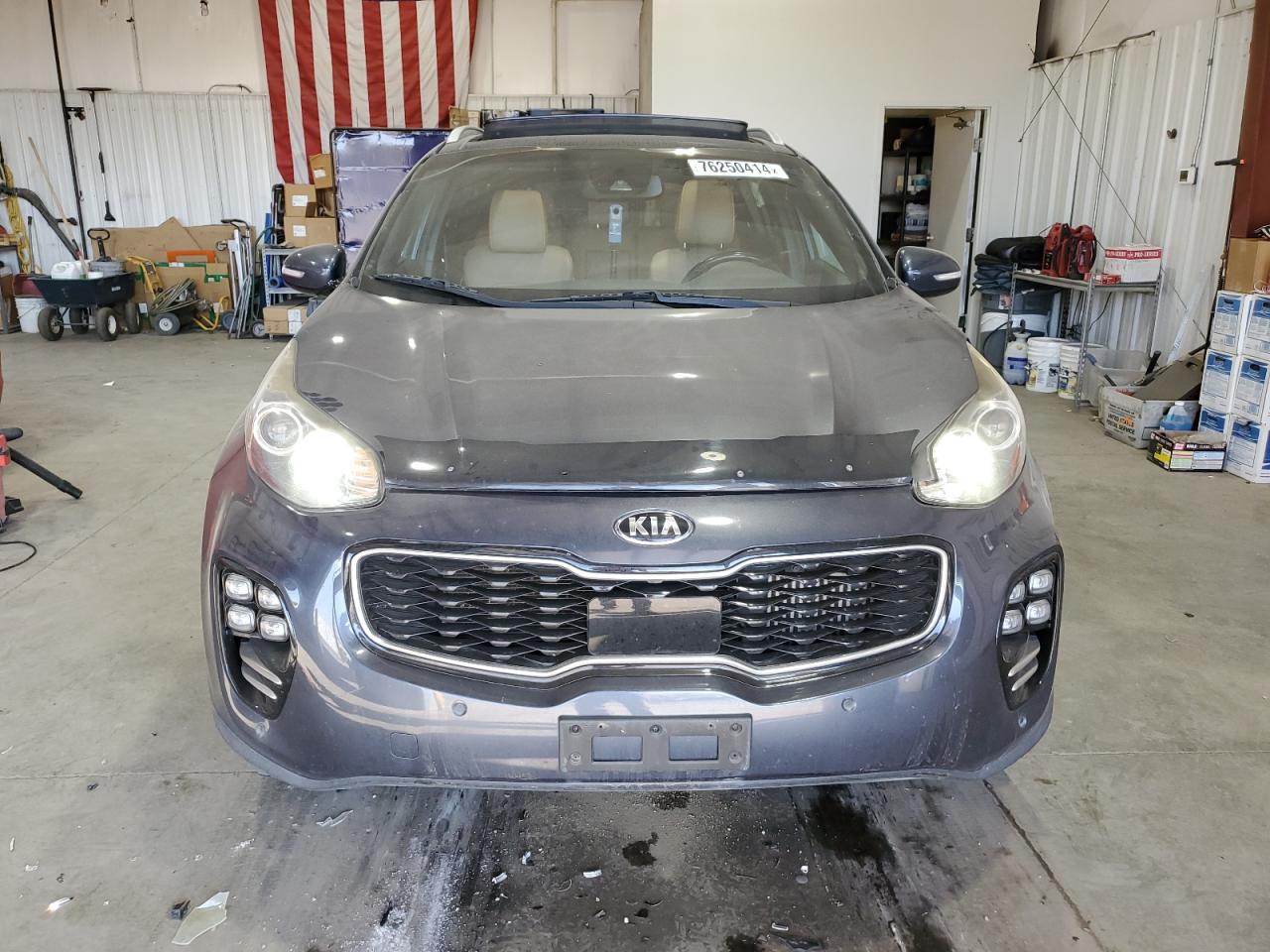 2017 KIA Sportage VIN KNDPRCA67H7161456 Copart auction photo, side / front end damage thumbnail 5