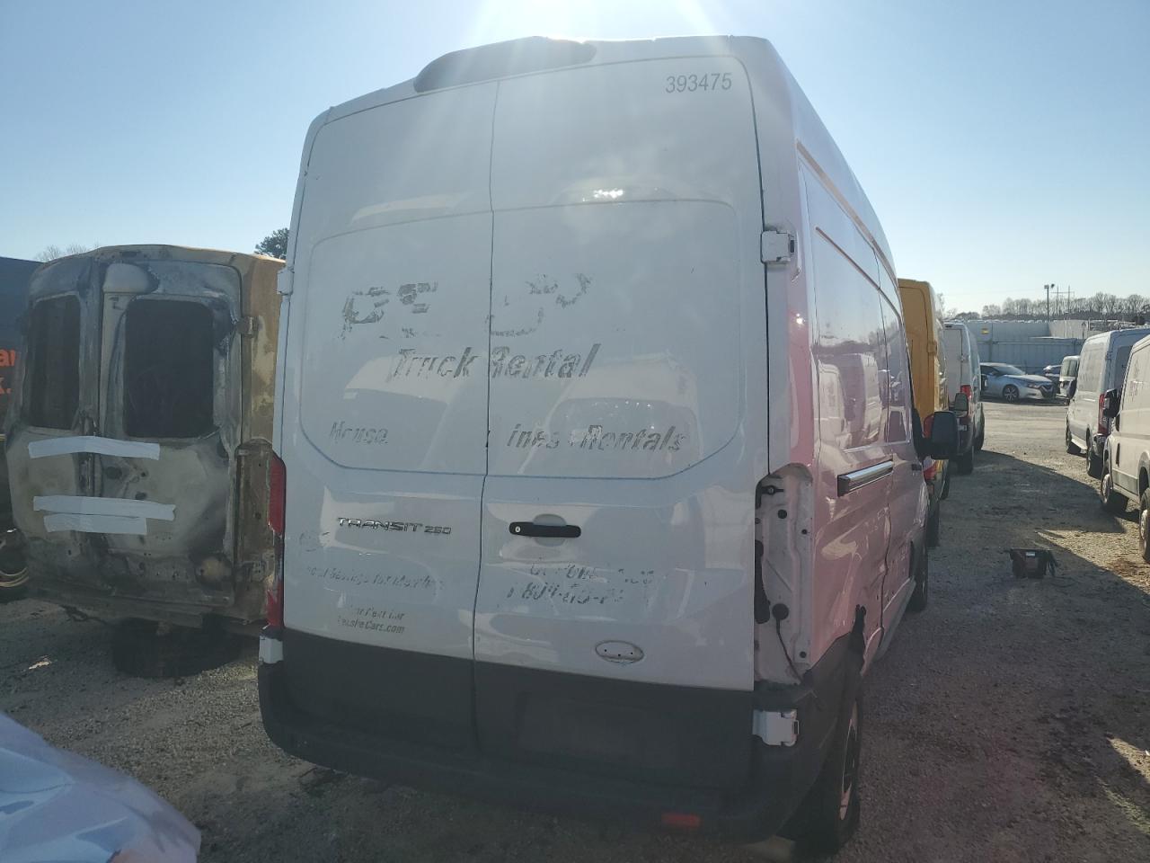 2021 Ford Transit VIN 1FTBR1X82MKA46407 Copart auction photo, side / rear end damage thumbnail 6