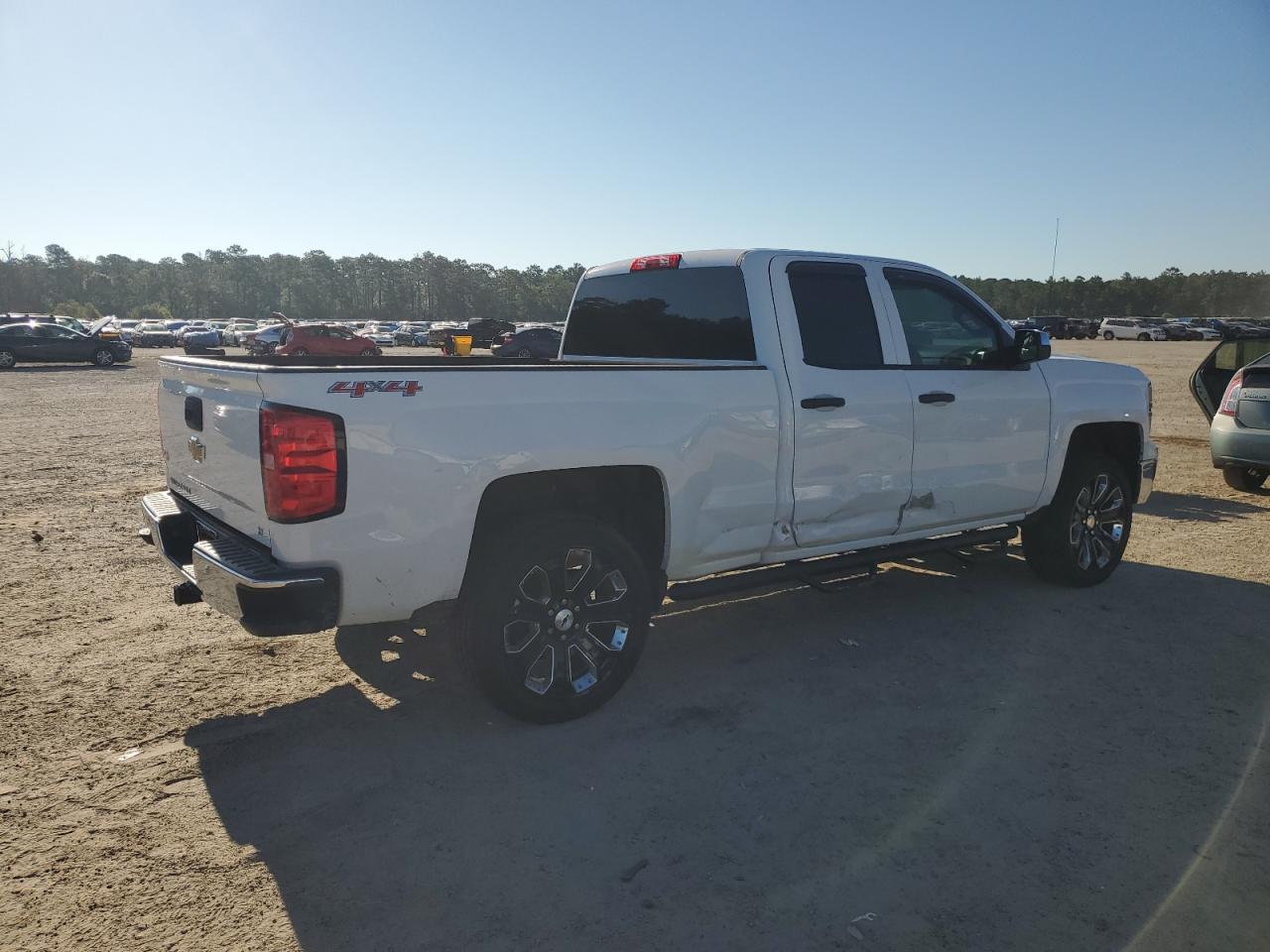 2014 Chevrolet Silverado VIN 1GCVKREC6EZ260641 Copart auction photo, side damage thumbnail 3