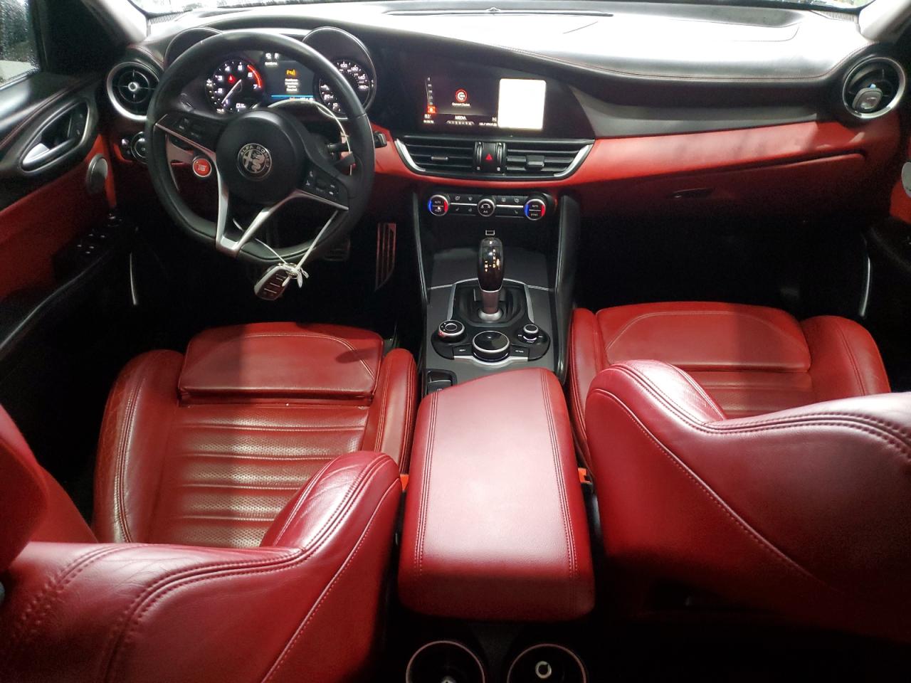 2018 Alfa Romeo Giulia VIN ZARFAEEN6J7578112 Copart auction photo, front end damage thumbnail 8
