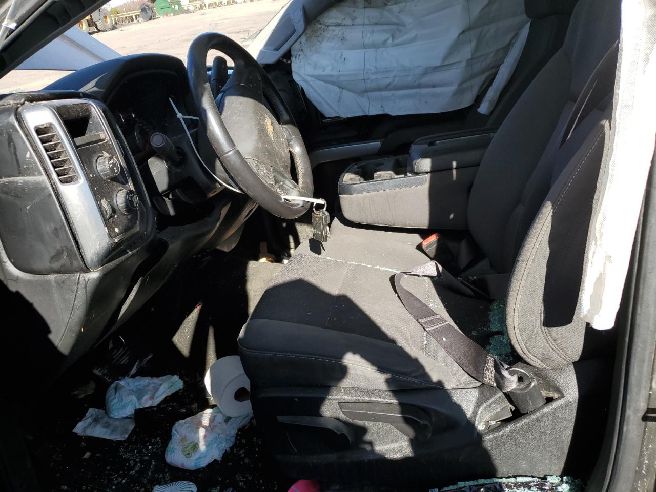 2017 Chevrolet Silverado VIN 3GCUKREC0HG193082 Copart auction photo, rollover damage thumbnail 7