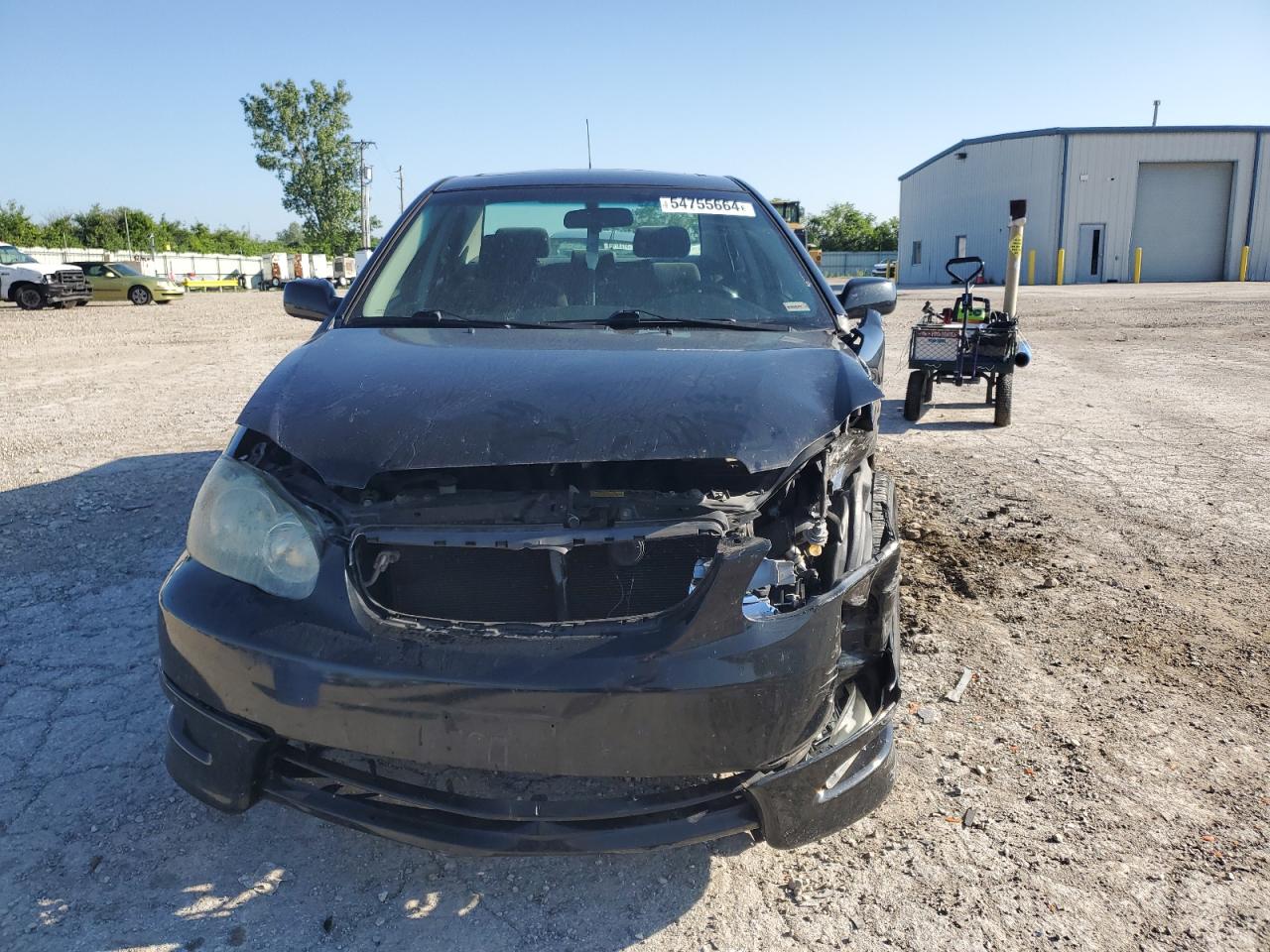 2005 Toyota Corolla VIN 1NXBR32EX5Z526107 Copart auction photo, front end damage thumbnail 5
