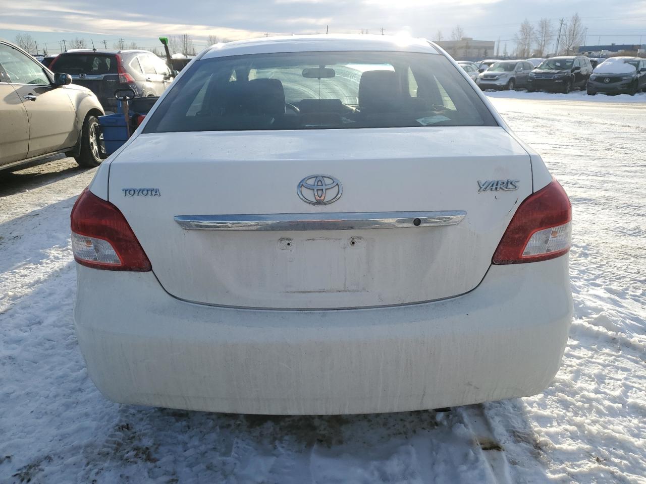2009 Toyota Yaris VIN JTDBT923191327977 Copart auction photo, side / hail damage thumbnail 6