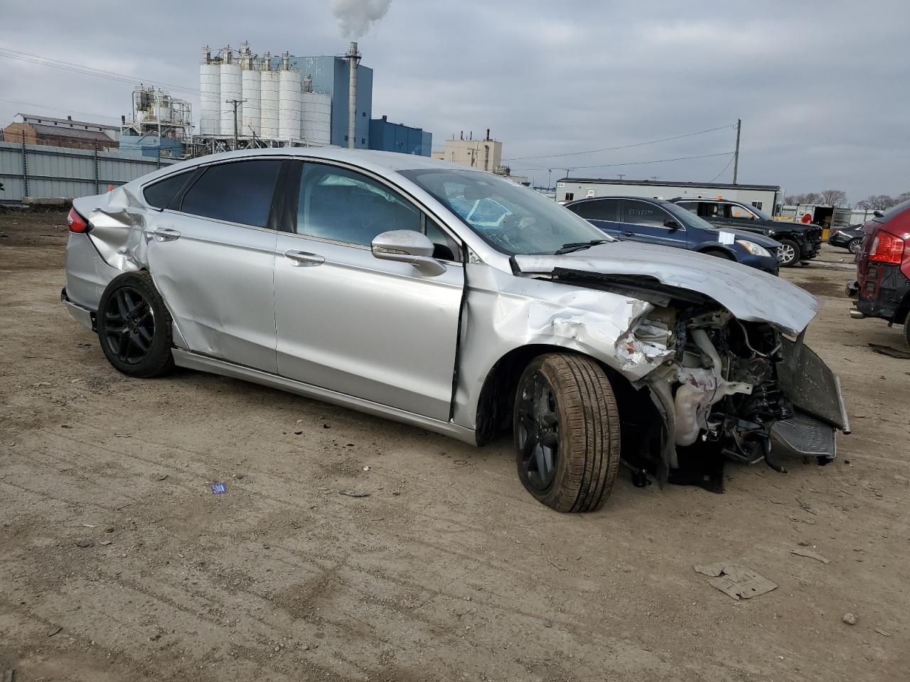 2016 Ford Fusion VIN 3FA6P0HDXGR389453 Copart auction photo, all over damage thumbnail 4