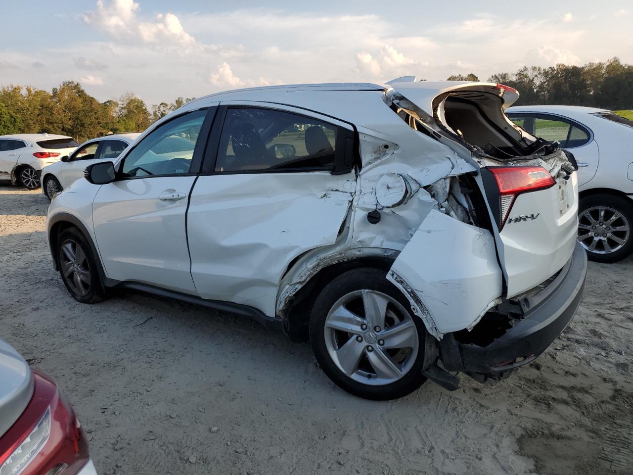 2019 Honda HR-V VIN 3CZRU5H56KM729655 Copart auction photo, all over damage thumbnail 2