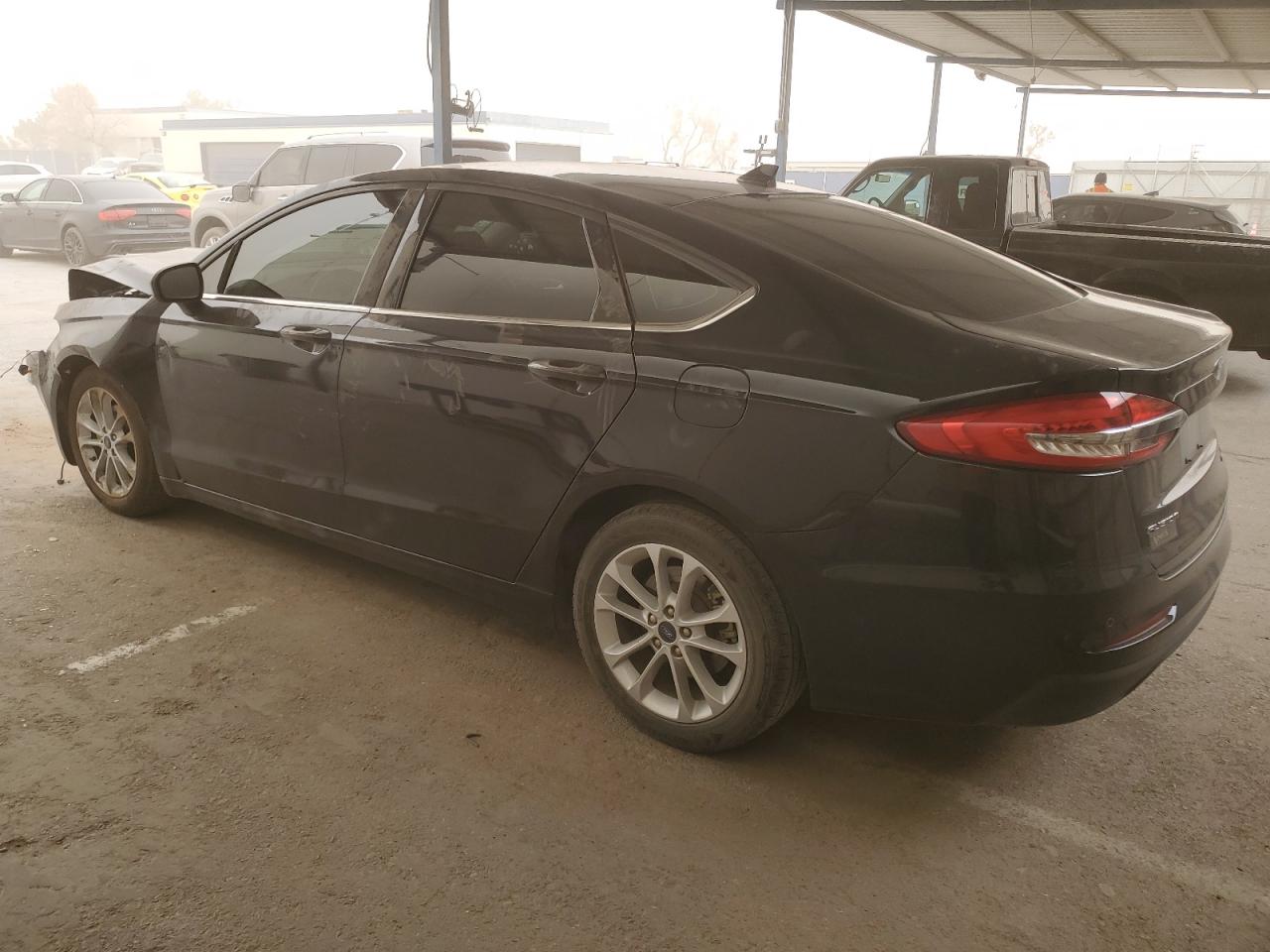 2020 Ford Fusion VIN 3FA6P0HD8LR189116 Copart auction photo, front end damage thumbnail 2