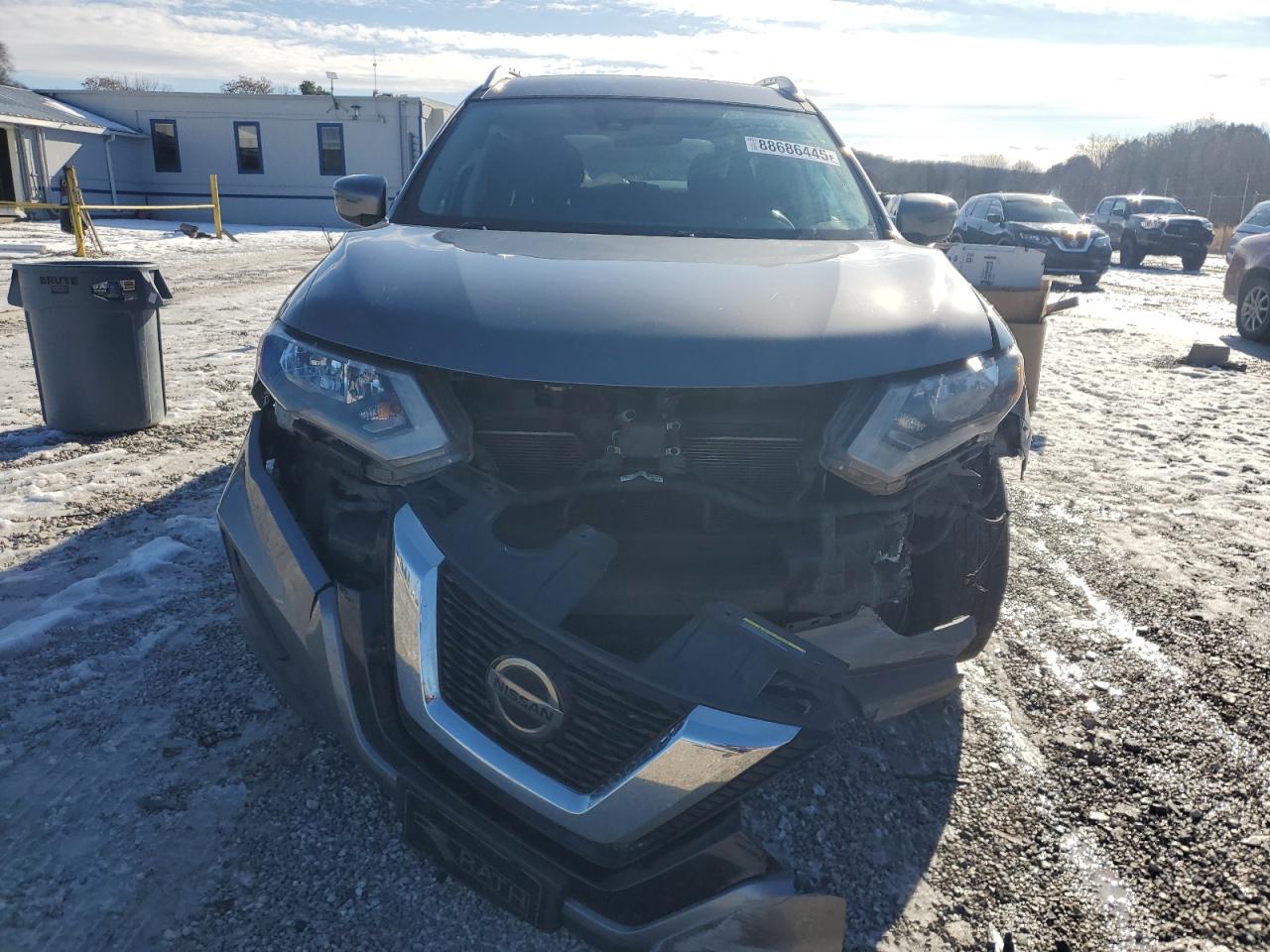 2019 Nissan Rogue VIN KNMAT2MT9KP557236 Copart auction photo, front end / rear end damage thumbnail 5
