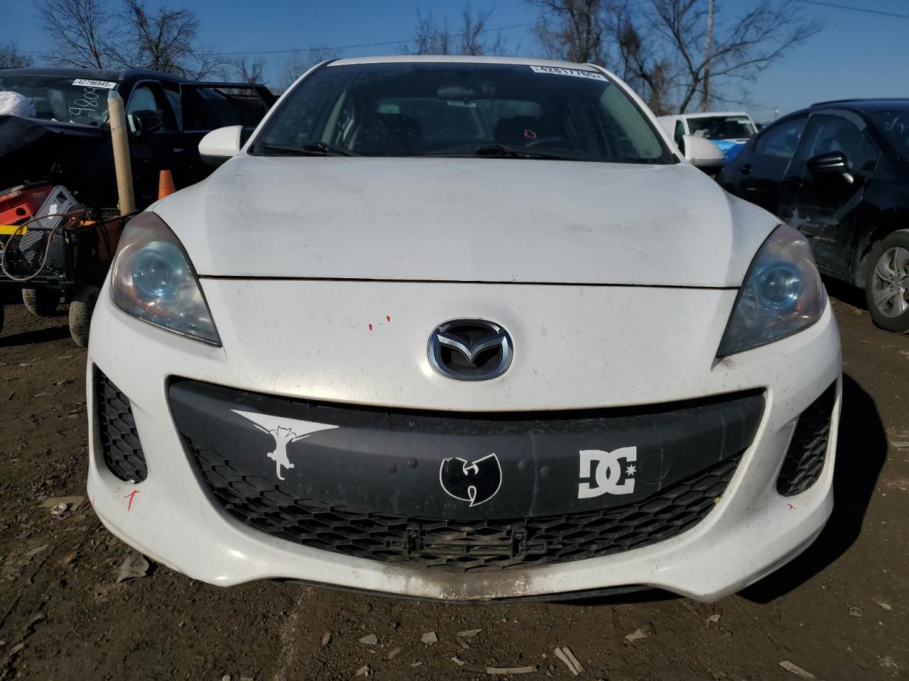 2012 Mazda 3 VIN JM1BL1V77C1553626 Copart auction photo, rear end damage thumbnail 5