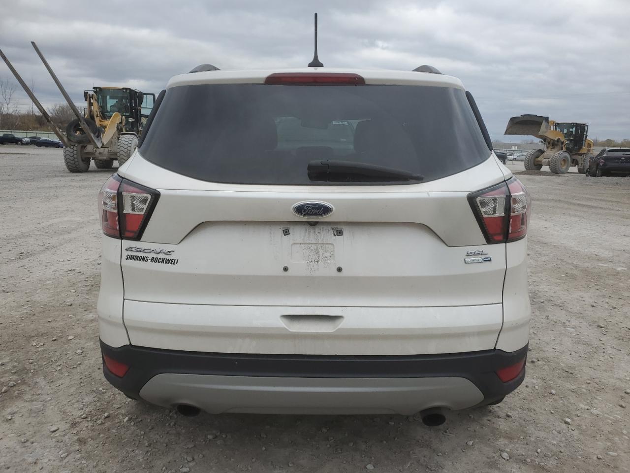 2018 Ford Escape VIN 1FMCU9HD6JUA70136 Copart auction photo, front end damage thumbnail 6