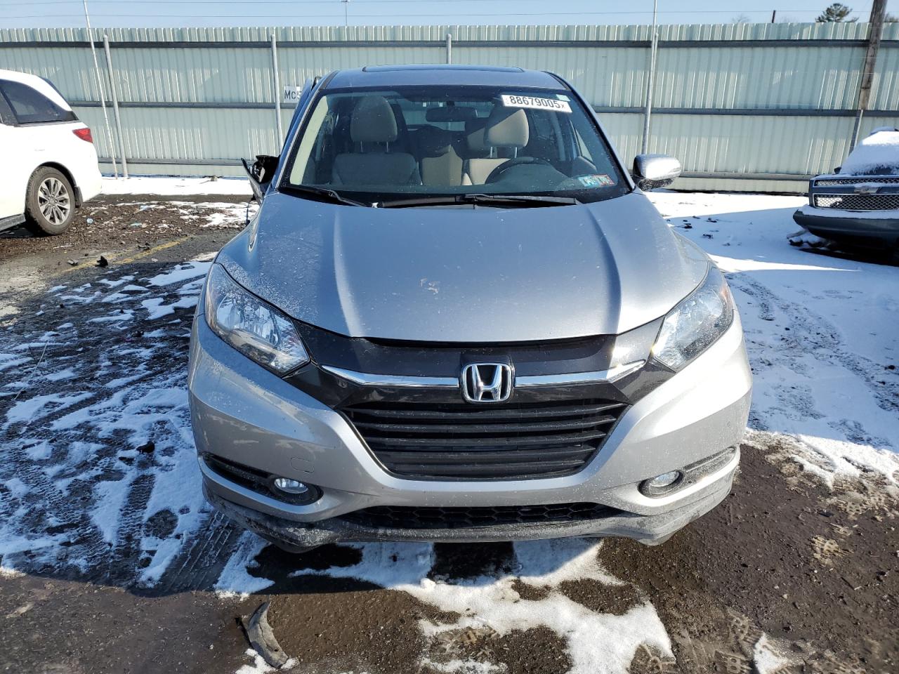 2017 Honda HR-V VIN 3CZRU6H51HG706670 Copart auction photo, side damage thumbnail 5