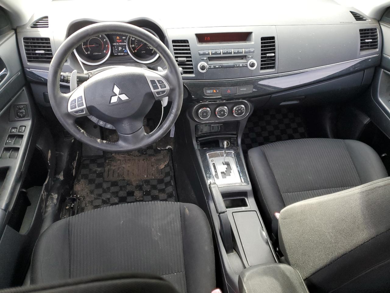 2012 Mitsubishi Lancer VIN JA32U8FWXCU018329 Copart auction photo, undercarriage / front end damage thumbnail 8