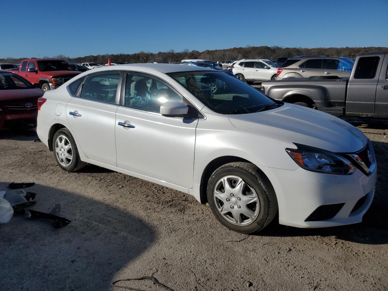 2017 Nissan Sentra VIN 3N1AB7AP8HY205458 Copart auction photo, unknown damage thumbnail 4