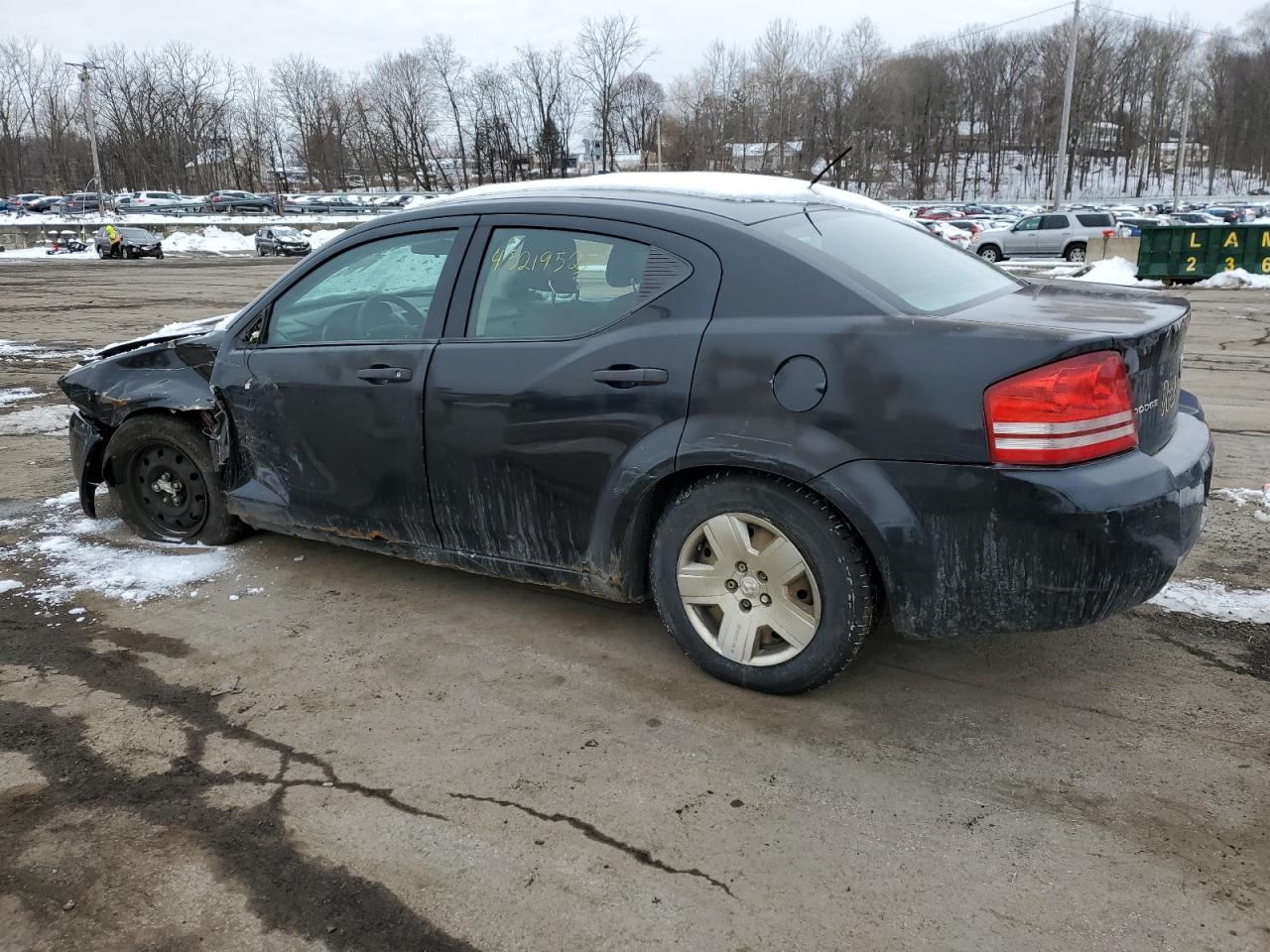 2010 Dodge Avenger VIN 1B3CC4FB1AN221259 Copart auction photo, front end / side damage thumbnail 2