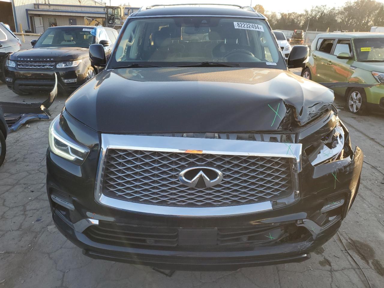 2019 Infiniti QX80 VIN JN8AZ2NE3K9232525 Copart auction photo, front end damage thumbnail 5