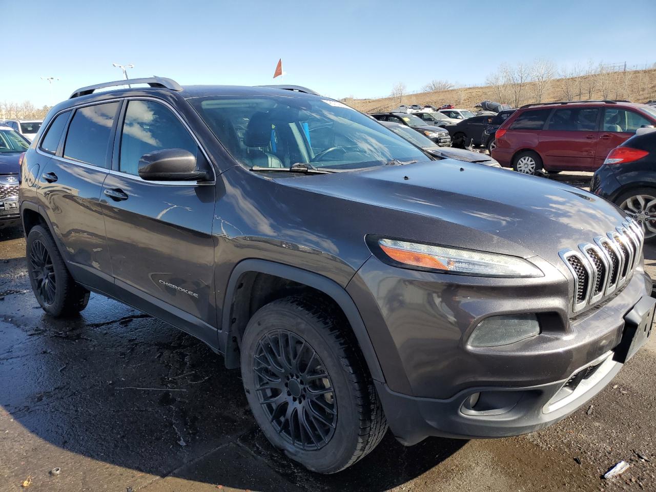 2016 Jeep Grand Cherokee VIN 1C4PJMDB1GW279674 Copart auction photo, side / front end damage thumbnail 4