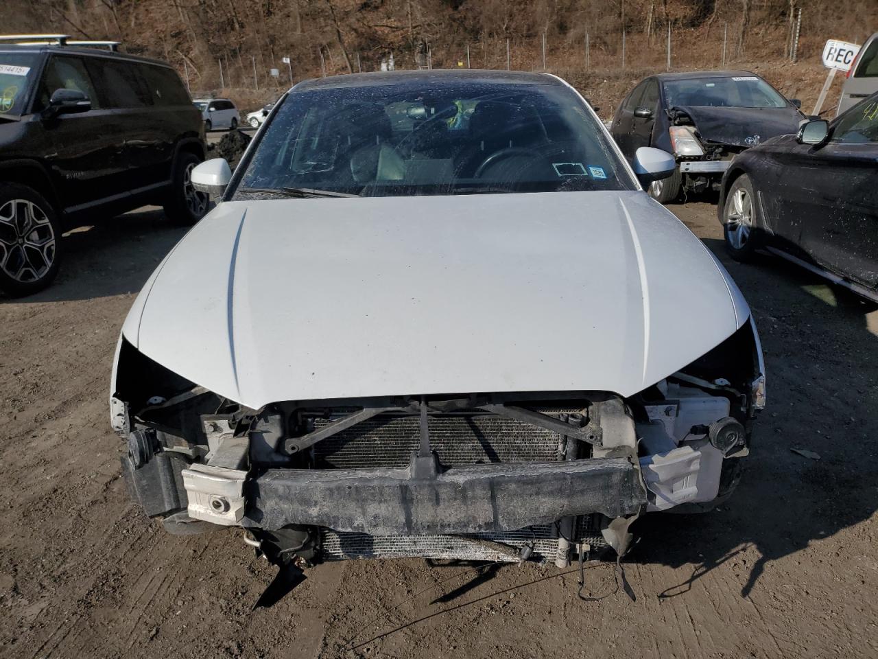 2015 Audi A3 VIN WAUEFGFF2F1011719 Copart auction photo, front end damage thumbnail 5
