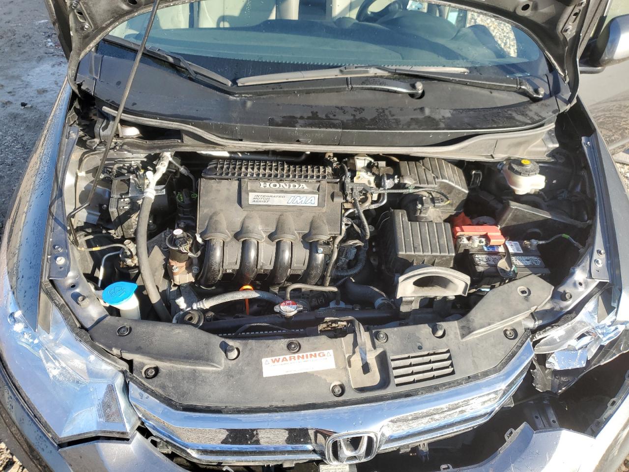 2013 Honda Insight VIN JHMZE2H74DS001814 Copart auction photo, front end damage thumbnail 12