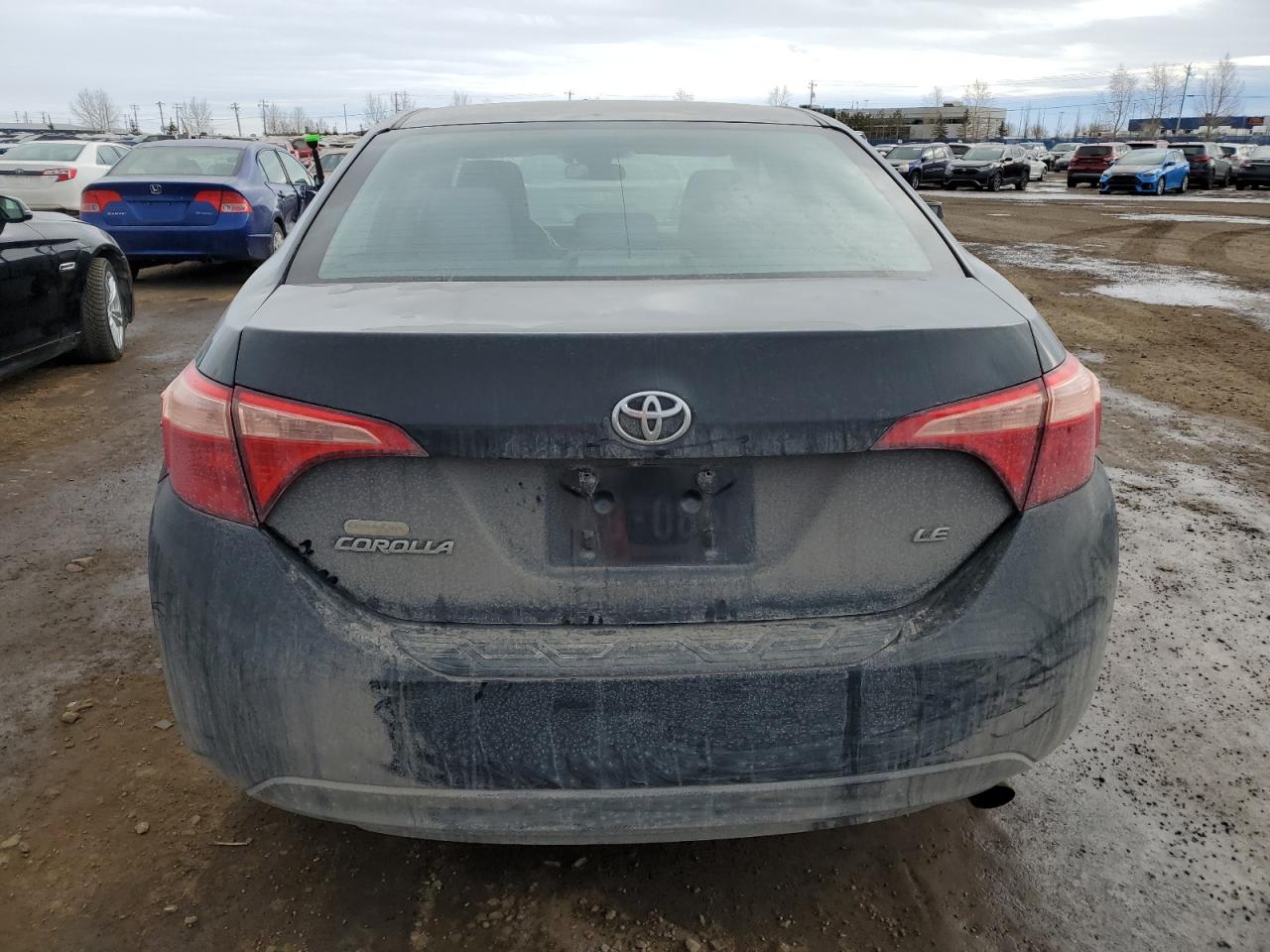 2017 Toyota Corolla VIN 2T1BURHE4HC882177 Copart auction photo, hail / minor dent/scratches damage thumbnail 6