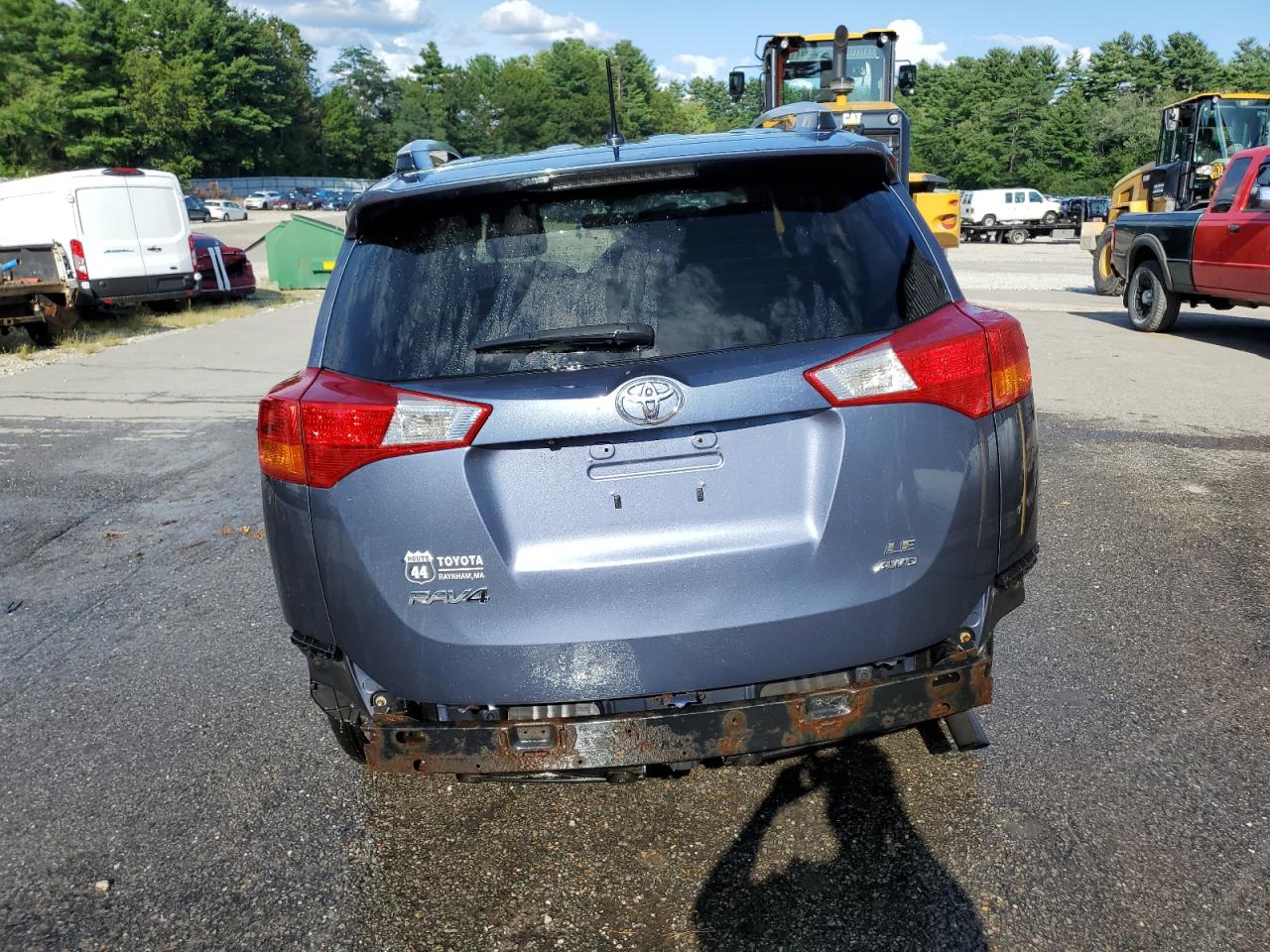 2013 Toyota RAV 4 VIN JTMBFREV2D5019996 Copart auction photo, all over damage thumbnail 6