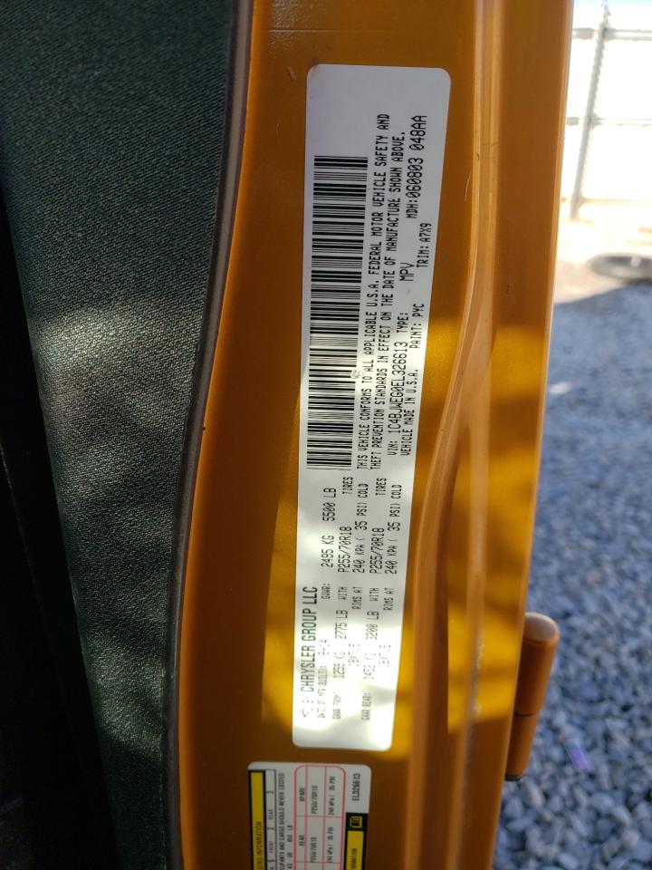 2014 Jeep Wrangler VIN 1C4BJWEG0EL326613 Copart auction photo, rollover damage thumbnail 13