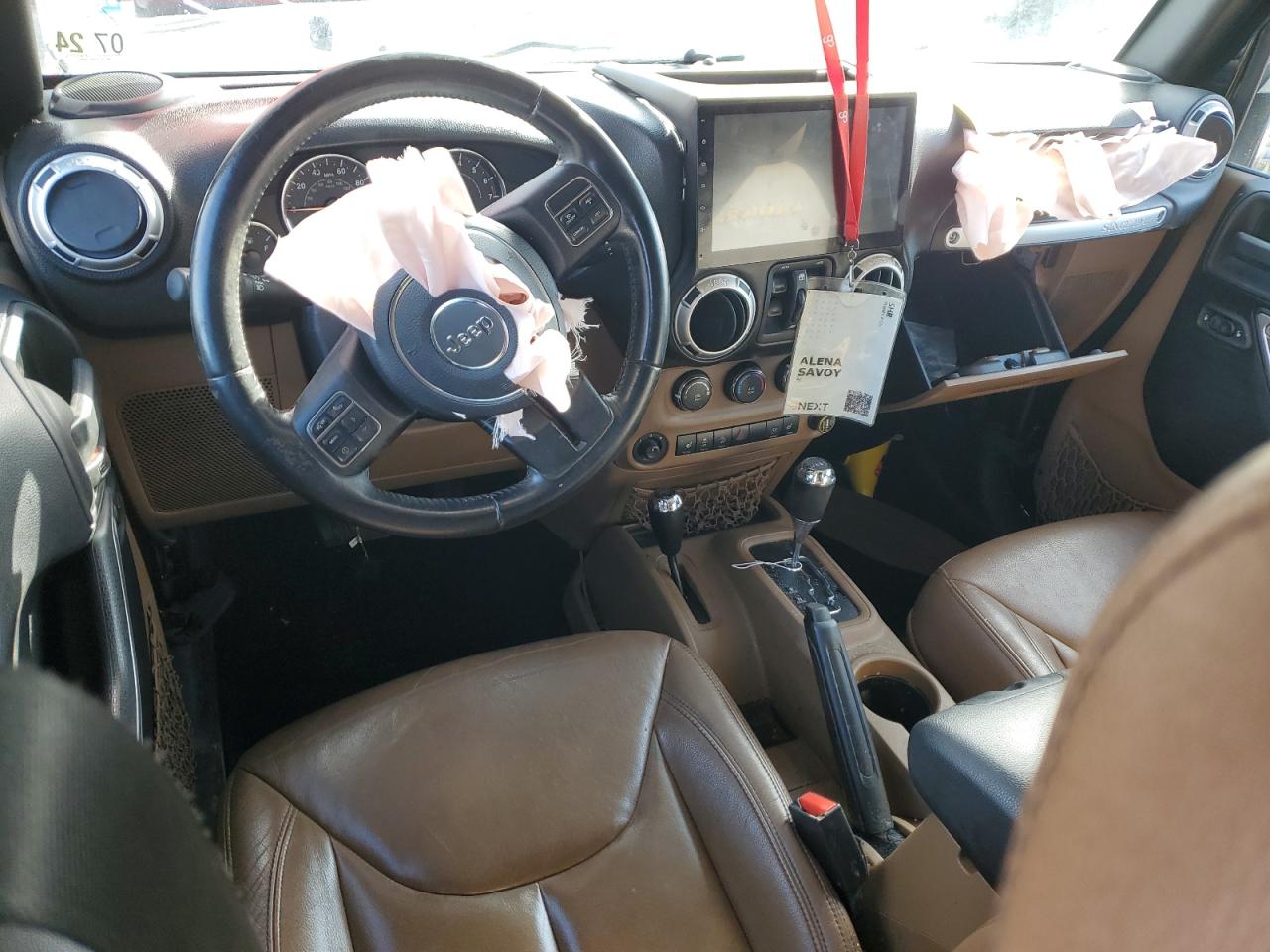 2015 Jeep Wrangler VIN 1C4BJWEG7FL769679 Copart auction photo, front end damage thumbnail 8