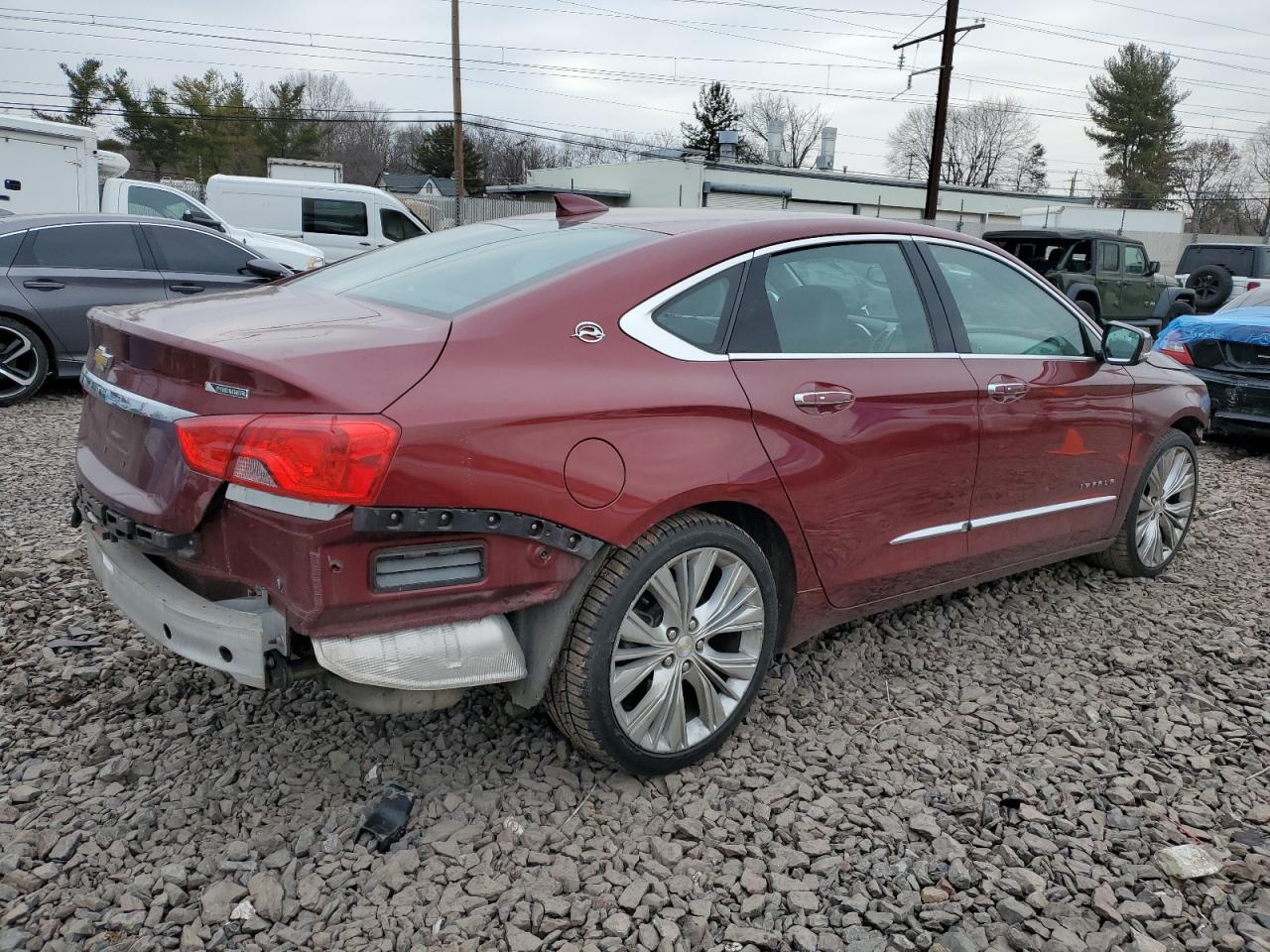 2017 Chevrolet Impala VIN 1G1145S34HU120944 Copart auction photo, all over damage thumbnail 3