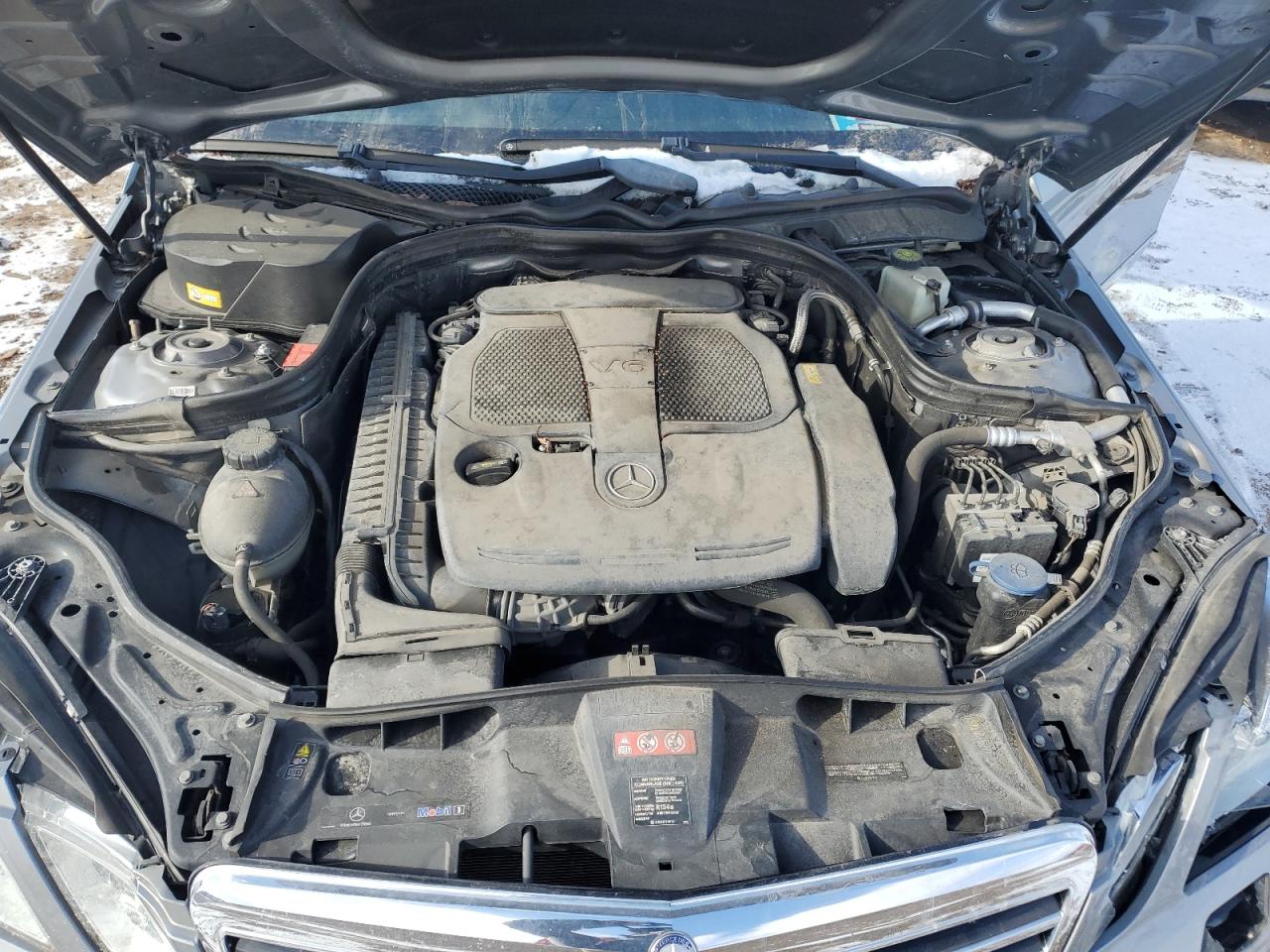 2013 Mercedes-Benz E-klasse VIN WDDHF8JB0DA673344 Copart auction photo, front end damage thumbnail 11