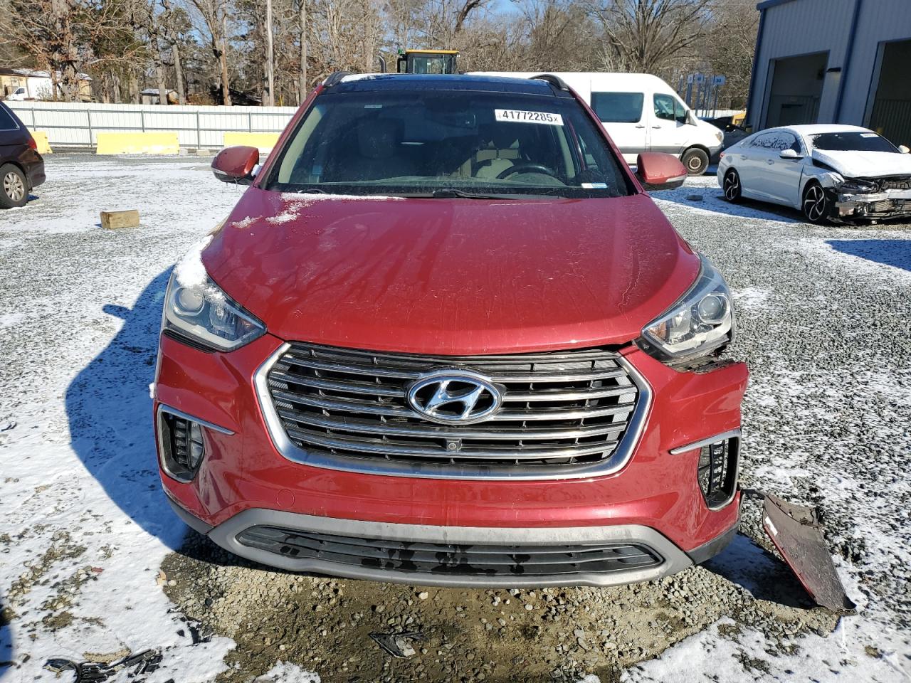 2017 Hyundai Santa Fe VIN KM8SR4HF0HU226070 Copart auction photo, front end damage thumbnail 5