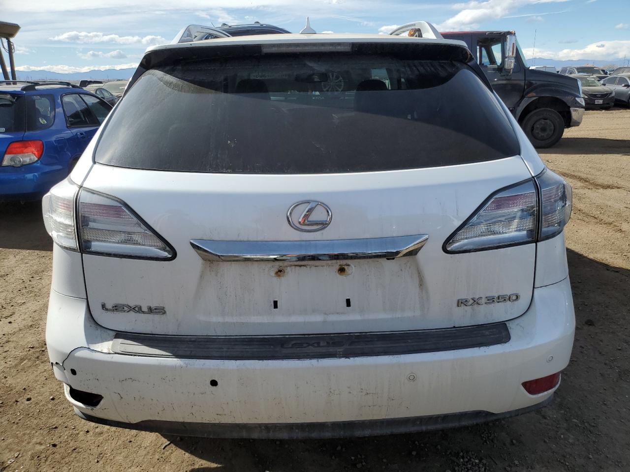 2010 Lexus RX VIN 2T2BK1BA5AC050006 Copart auction photo, front end / rear end damage thumbnail 6