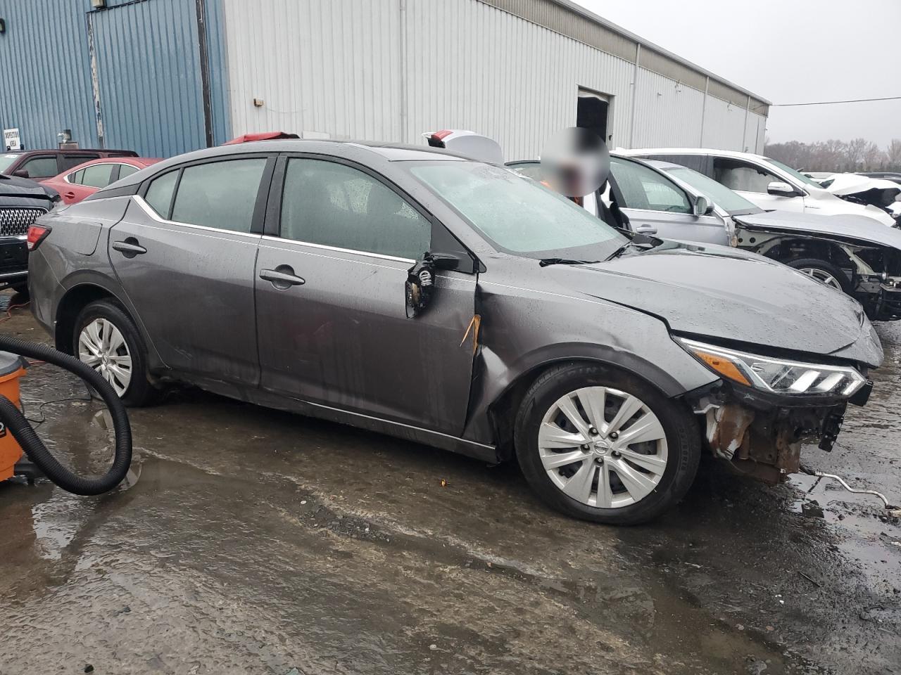 2021 Nissan Sentra VIN 3N1AB8BV6MY217332 Copart auction photo, front end / minor dent/scratches damage thumbnail 4