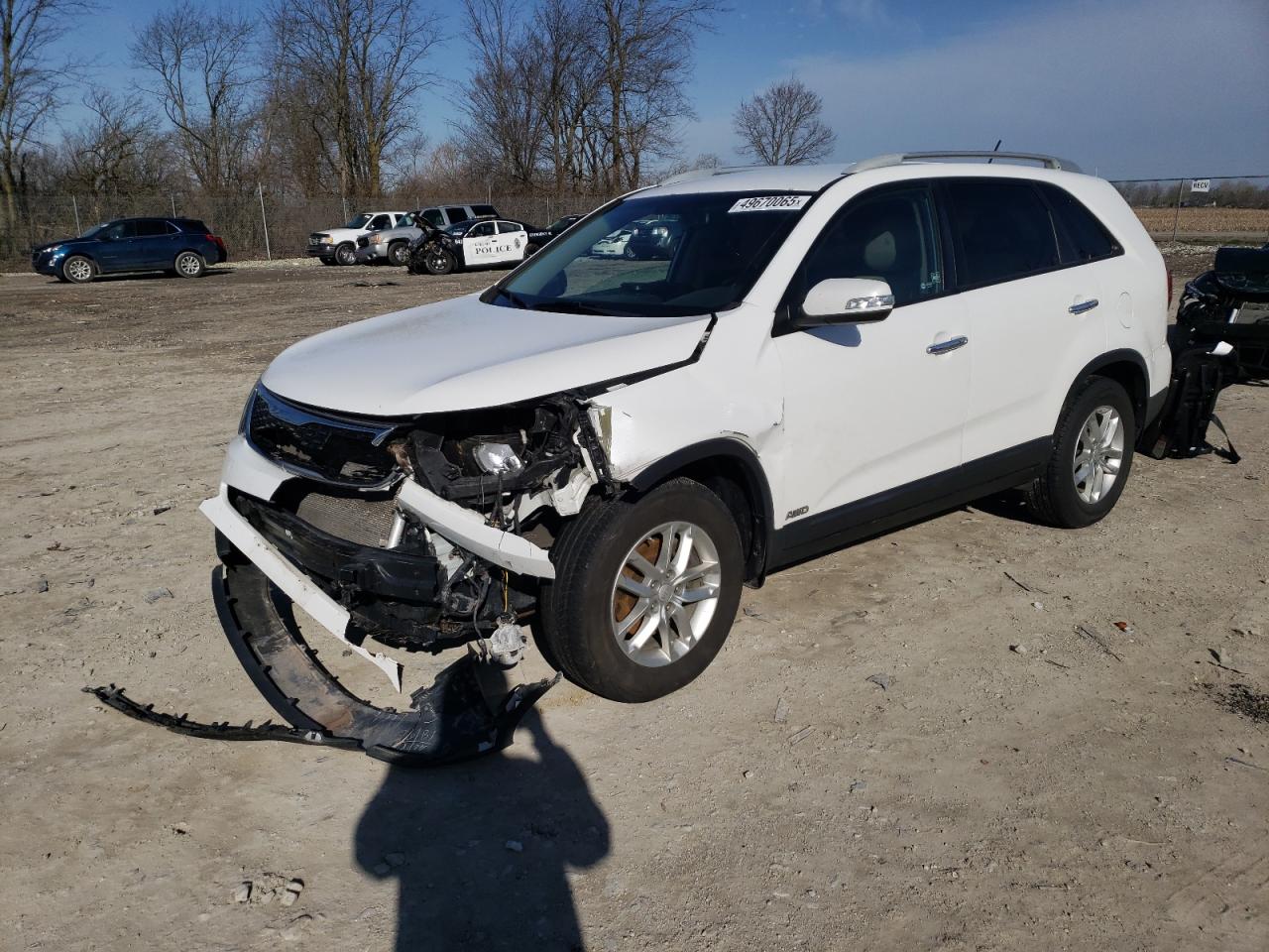 2015 KIA Sorento VIN 5XYKTDA66FG624303 - Copart auction photo